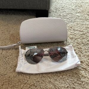 Oakley polarized silver sunglasses NEVER USED!! 🕶️